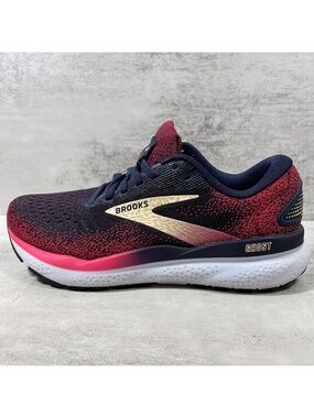 Brooks Ghost 16 Running Shoes - Women's Size 6.5 - Pink Blue